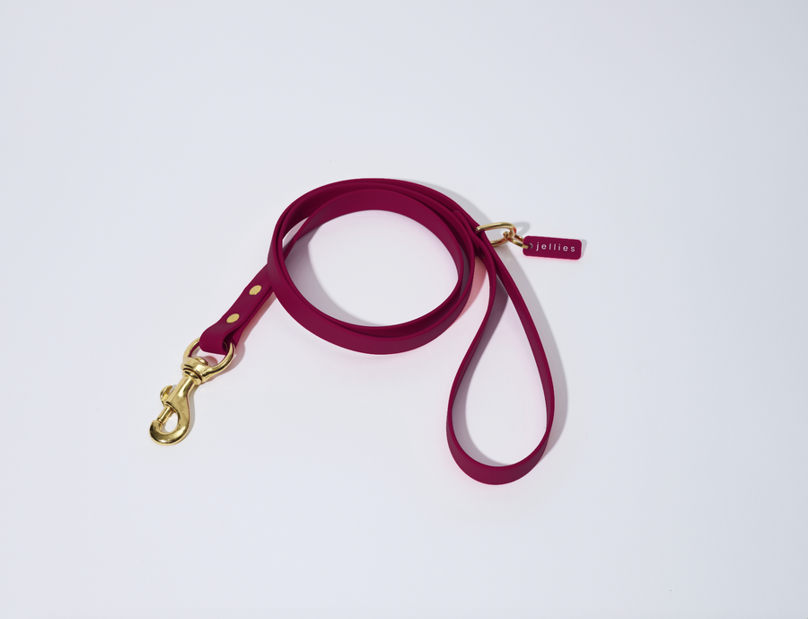 Waterproof Jellies Leash - Pomegranate