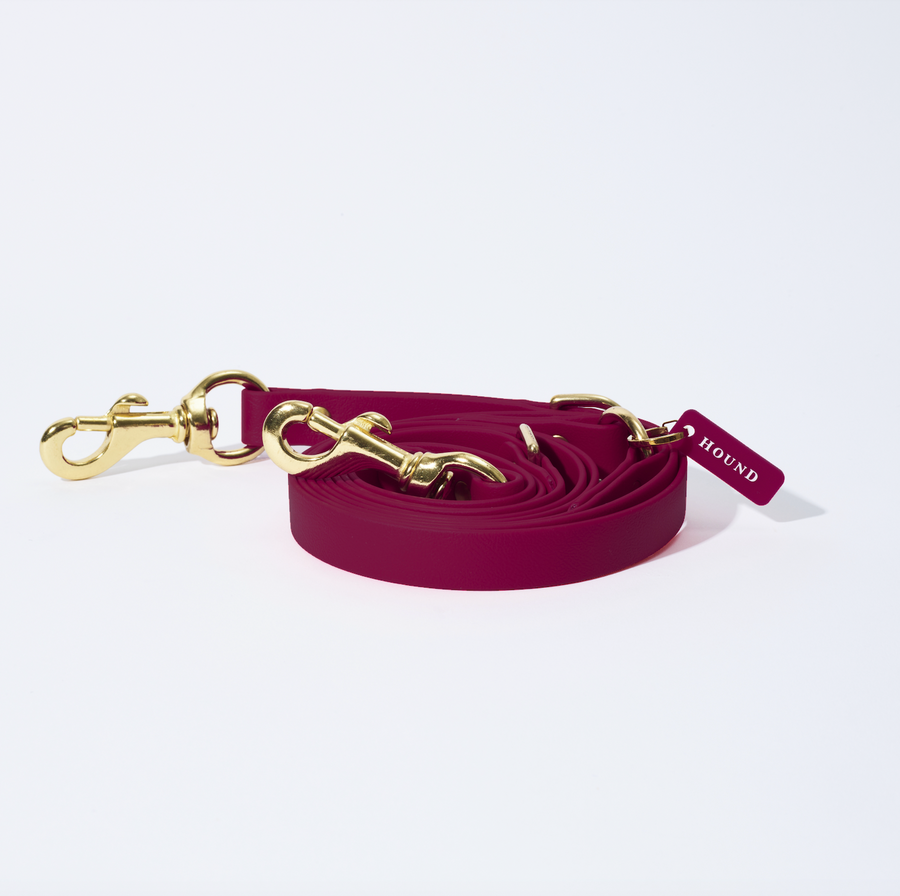 Waterproof Jellies Crossbody Leash - Pomegranate